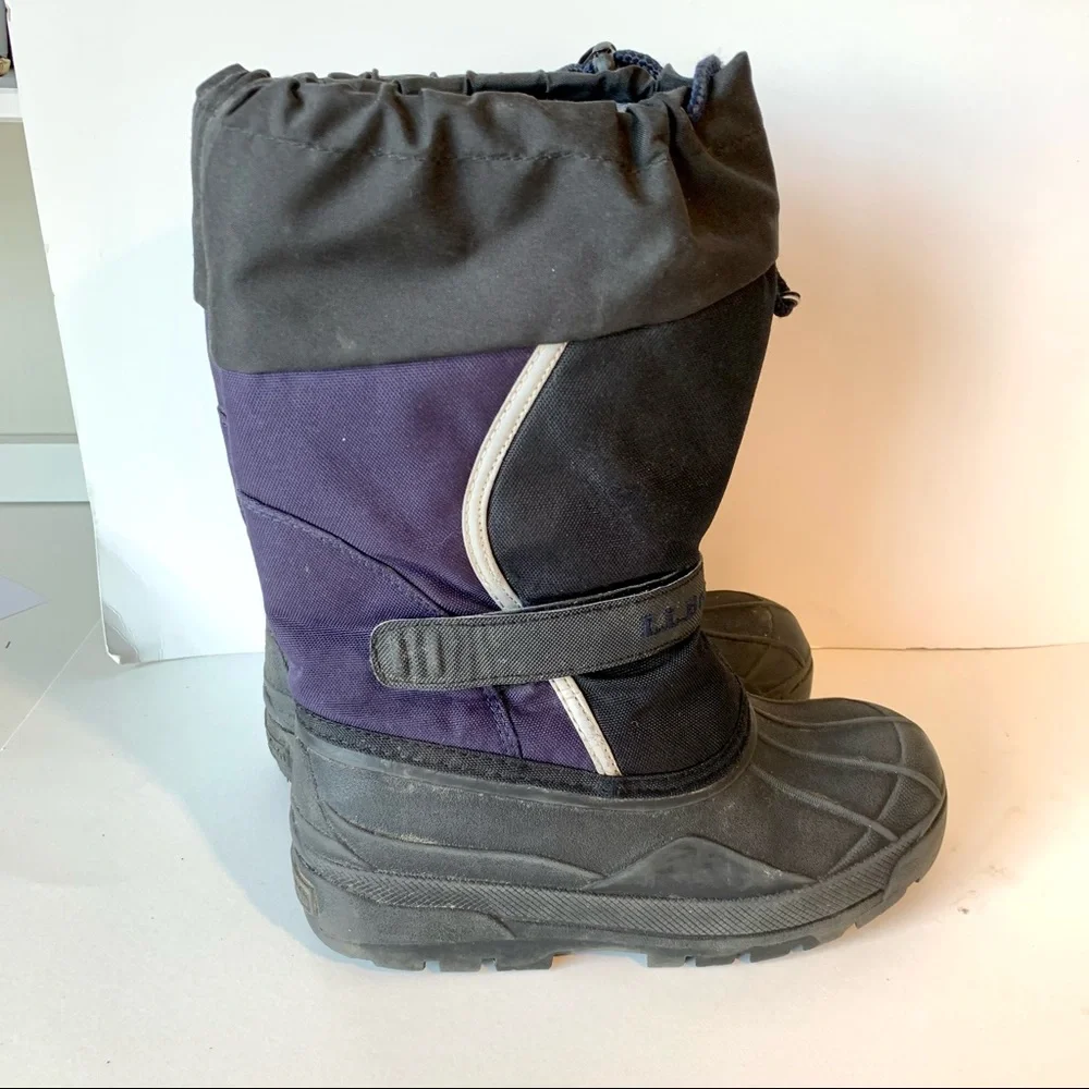 Kid’s L.L. BEAN Unisex Northwoods Waterproof Snow/Rain Boots—SZ. 4